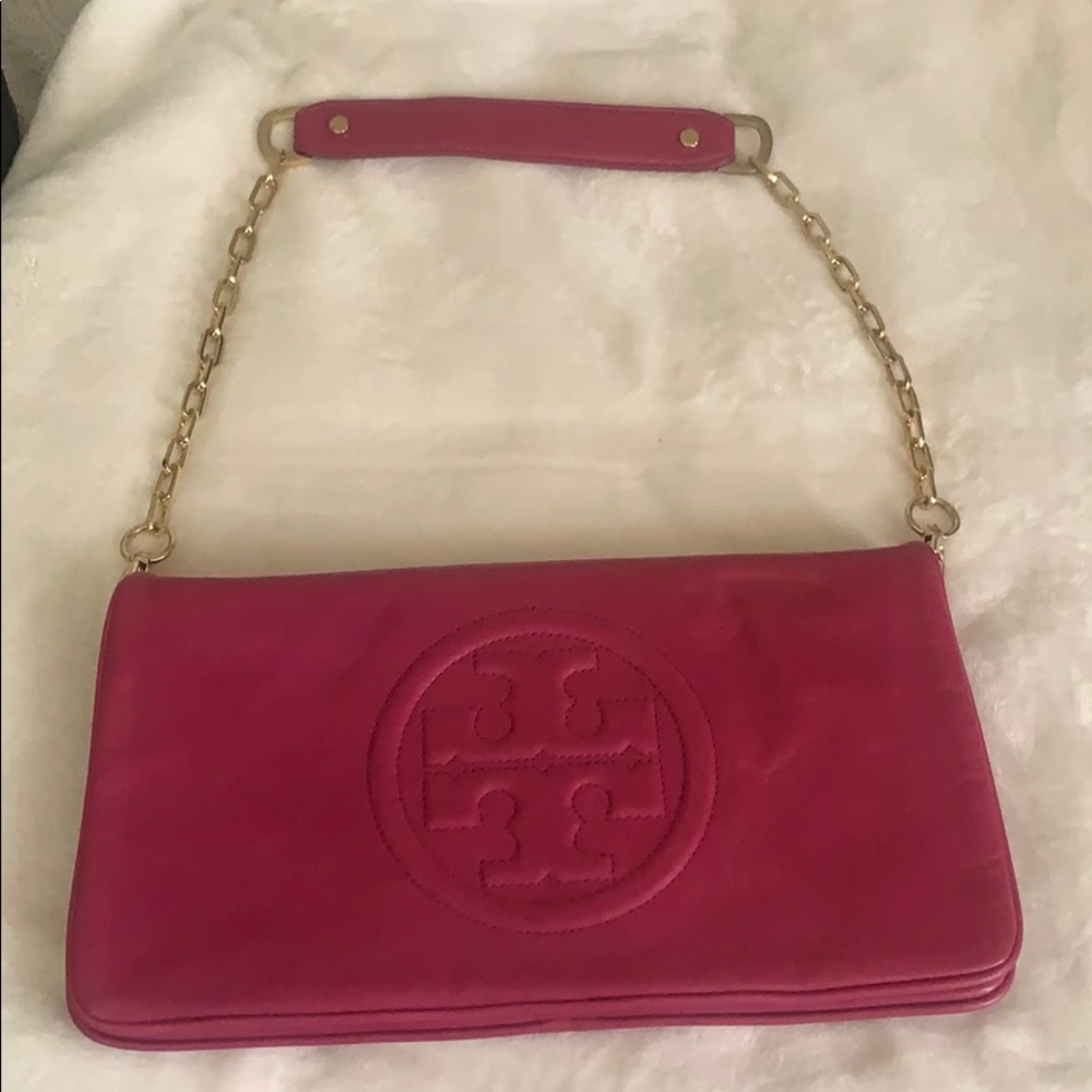 Tory Burch hot pink bag